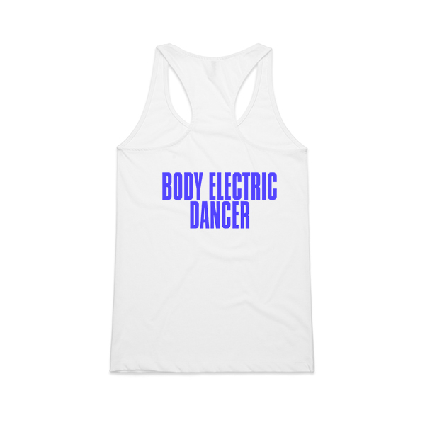 BODY ELECTRIC DANCE LETS GO CRAZY_RACERBACK_WHITE_BACK
